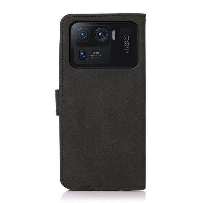 Xiaomi Mi 11 Ultra Handy Hülle - Classic IV Leder Bookcover Series - schwarz