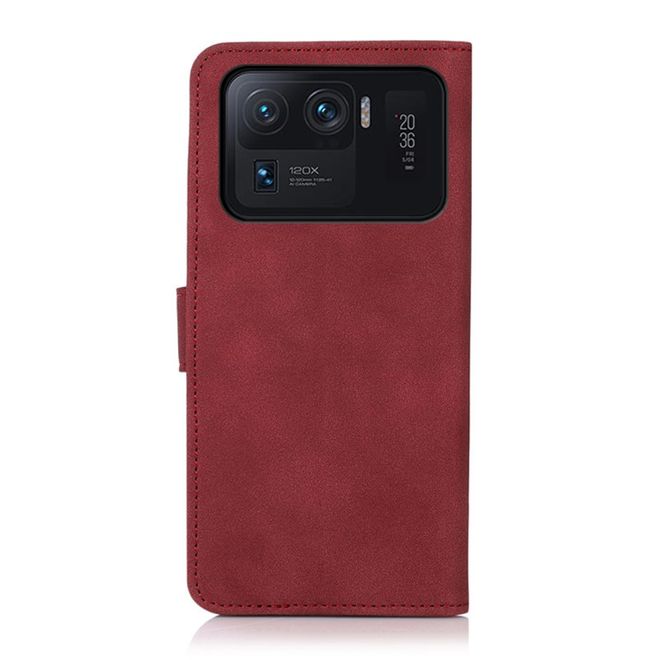 Xiaomi Mi 11 Ultra Handy Hülle - Classic IV Leder Bookcover Series - rot
