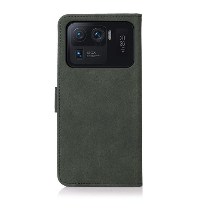 Xiaomi Mi 11 Ultra Handy Hülle - Classic IV Leder Bookcover Series - grün