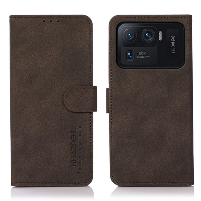 Xiaomi Mi 11 Ultra Handy Hülle - Classic IV Leder Bookcover Series - braun