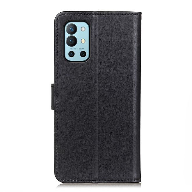 OnePlus 9R Handy Hülle - Classic II Leder Bookcover Series - schwarz