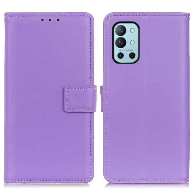OnePlus 9R Handy Hülle - Classic II Leder Bookcover Series - purpur
