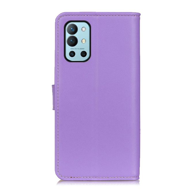 OnePlus 9R Handy Hülle - Classic II Leder Bookcover Series - purpur