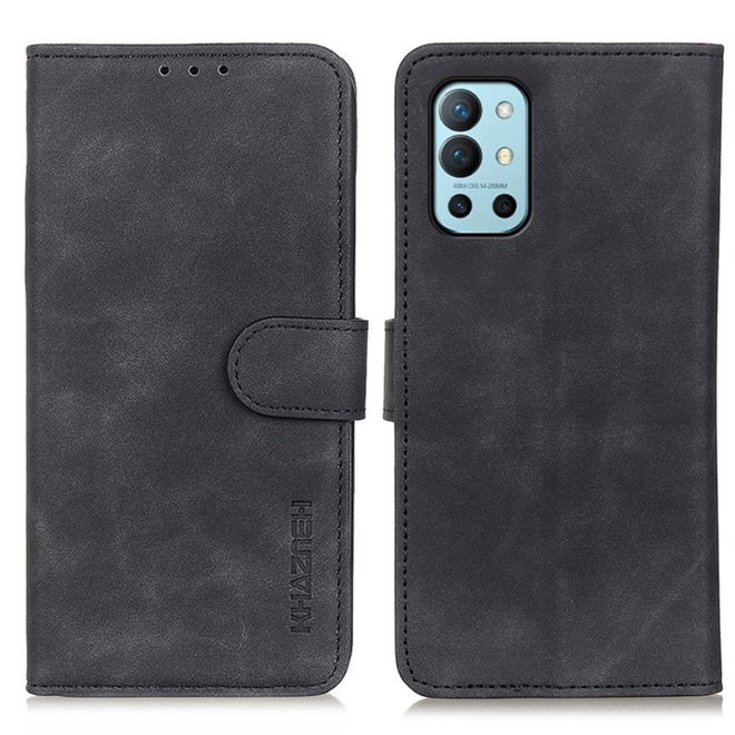 OnePlus 9R Handy Hülle - Classic IV Leder Bookcover Series - schwarz