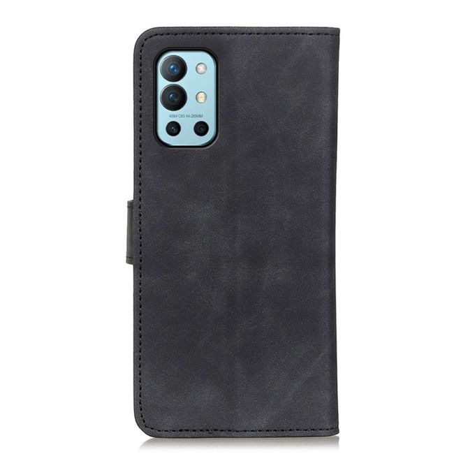 OnePlus 9R Handy Hülle - Classic IV Leder Bookcover Series - schwarz