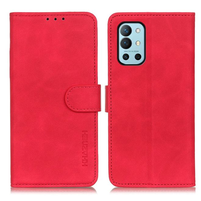 OnePlus 9R Handy Hülle - Classic IV Leder Bookcover Series - rot
