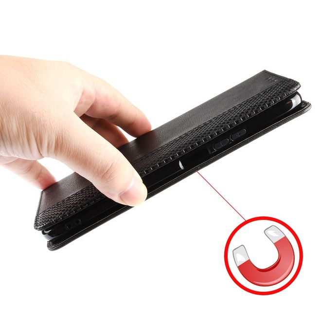 Xiaomi Black Shark 4 Pro / 4 Handy Hülle - Classic V Leder Bookcover Series - schwarz