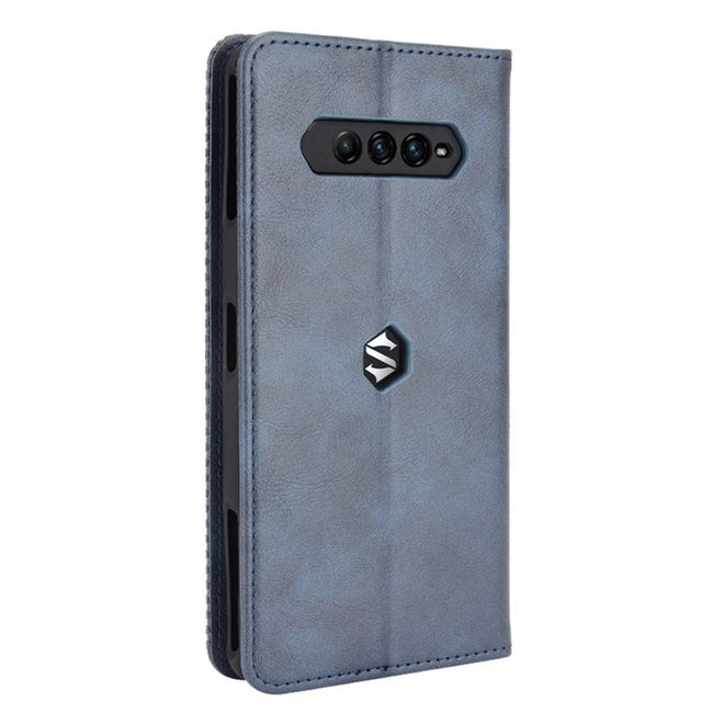 Xiaomi Black Shark 4 Pro / 4 Handy Hülle - Classic V Leder Bookcover Series - blau