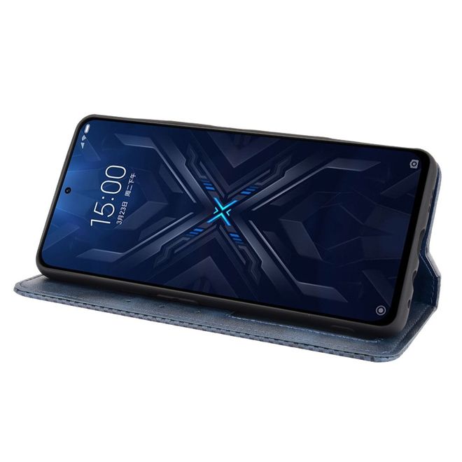 Xiaomi Black Shark 4 Pro / 4 Handy Hülle - Classic V Leder Bookcover Series - blau