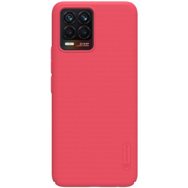 Nillkin - Oppo Realme 8 Pro / 8 Hülle - Plastik Case - Super Frosted Shield Series - rot