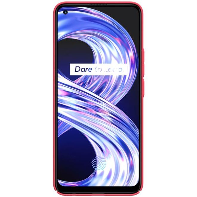 Nillkin - Oppo Realme 8 Pro / 8 Hülle - Plastik Case - Super Frosted Shield Series - rot