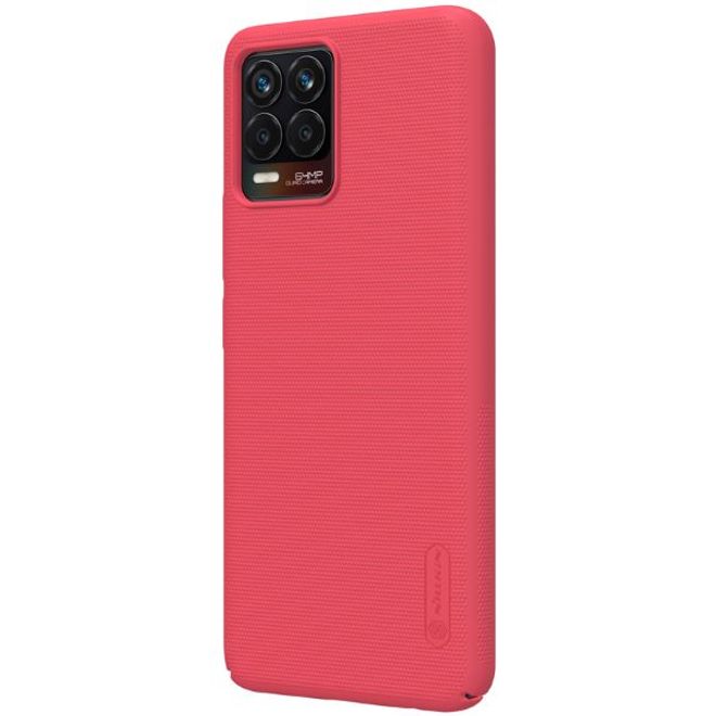Nillkin - Oppo Realme 8 Pro / 8 Hülle - Plastik Case - Super Frosted Shield Series - rot