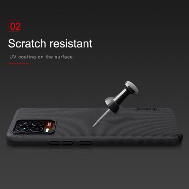 Nillkin - Oppo Realme 8 Pro / 8 Hülle - Plastik Case - Super Frosted Shield Series - rot