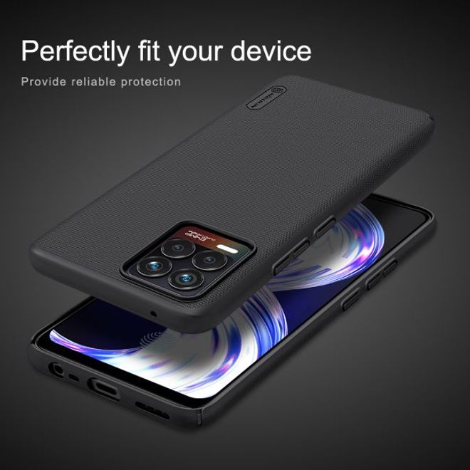 Nillkin - Oppo Realme 8 Pro / 8 Hülle - Plastik Case - Super Frosted Shield Series - rot