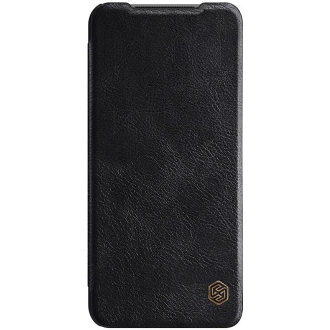 Nillkin - Xiaomi Redmi Note 10 4G Hülle - Leder Book Case - Qin Series - schwarz