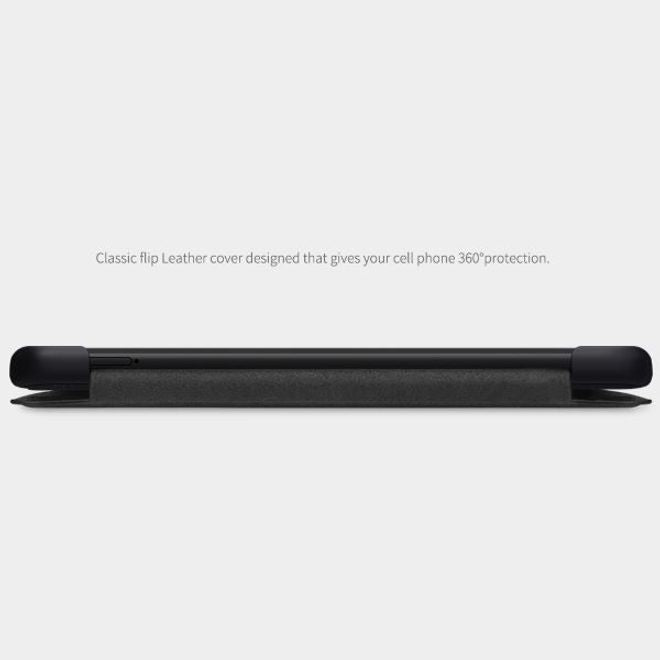 Nillkin - Xiaomi Redmi Note 10 4G Hülle - Leder Book Case - Qin Series - schwarz