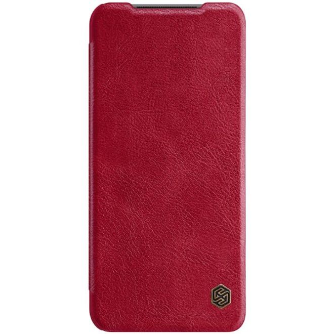 Nillkin - Xiaomi Redmi Note 10 4G Hülle - Leder Book Case - Qin Series - rot