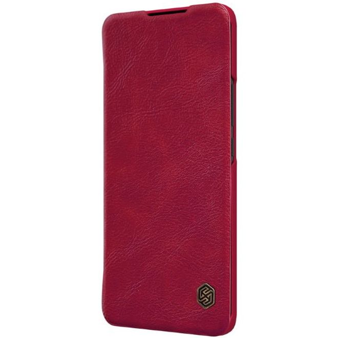 Nillkin - Xiaomi Mi 11 Pro Hülle - Leder Book Case - Qin Series - rot