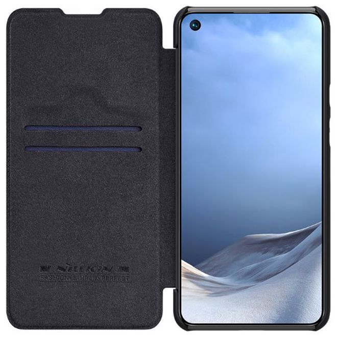 Nillkin - Xiaomi Mi 11 Lite Hülle - Leder Book Case - Qin Series - schwarz