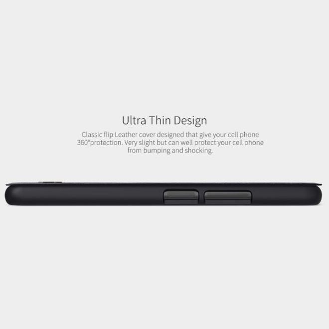 Nillkin - Xiaomi Mi 11 Lite Hülle - Leder Book Case - Qin Series - schwarz