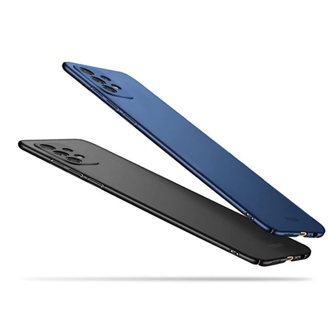 Mofi - Samsung Galaxy A52s 5G / A52 5G / 4G Handyhülle - Schlanke Hülle aus Hartplastik - Shield Series - schwarz