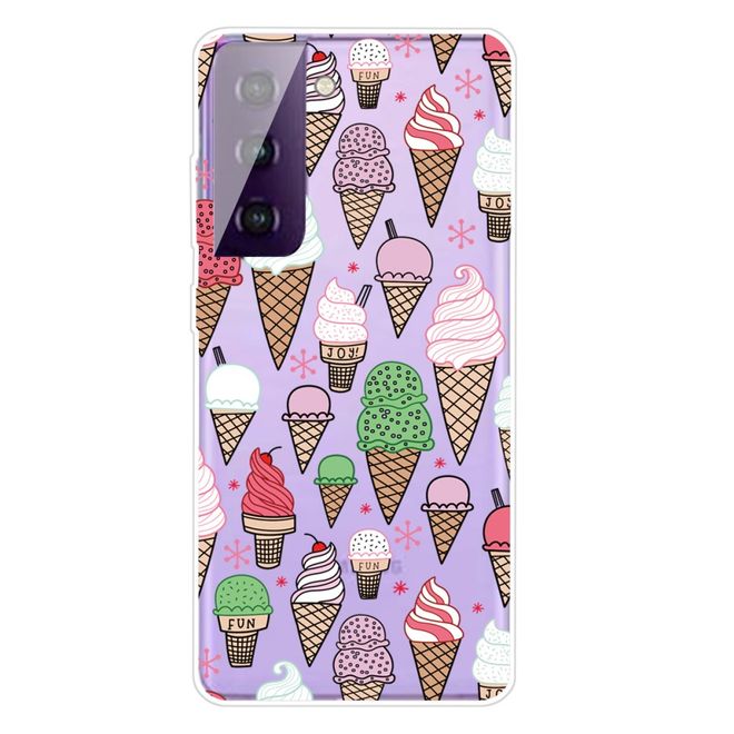 Samsung Galaxy S21 FE Handyhülle - Softcase Image Plastik Series - Glace