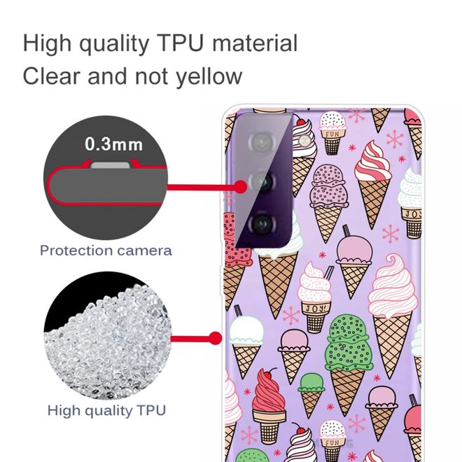 Samsung Galaxy S21 FE Handyhülle - Softcase Image Plastik Series - Glace