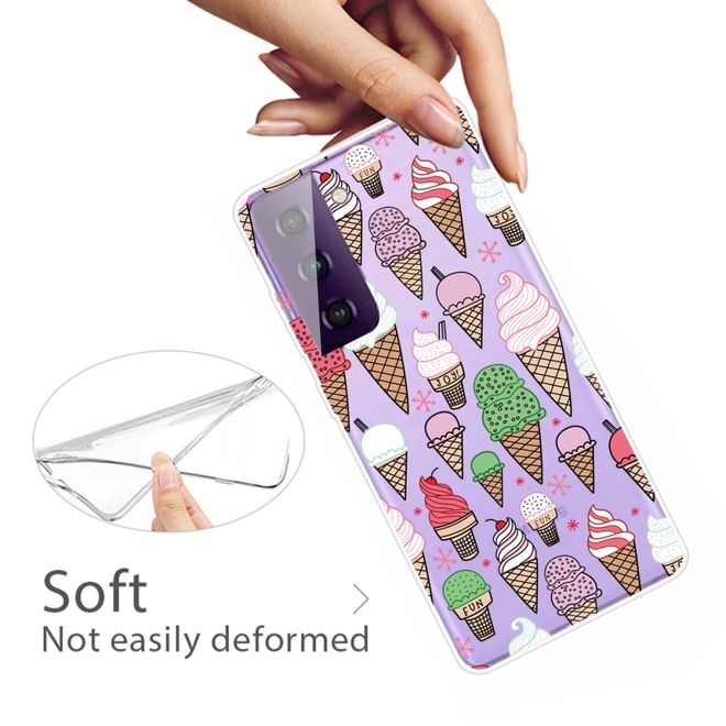 Samsung Galaxy S21 FE Handyhülle - Softcase Image Plastik Series - Glace
