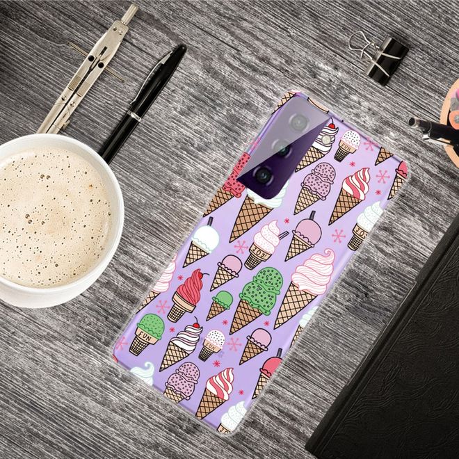 Samsung Galaxy S21 FE Handyhülle - Softcase Image Plastik Series - Glace