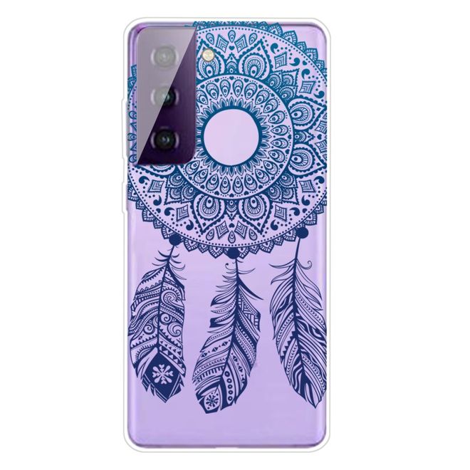 Samsung Galaxy S21 FE Handyhülle - Softcase Image Plastik Series - blauer Traumfänger