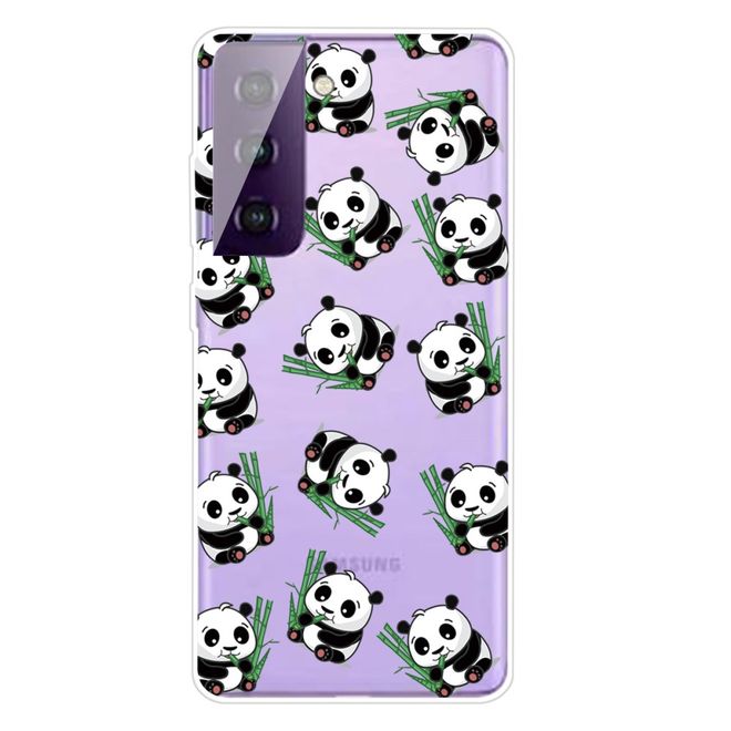Samsung Galaxy S21 FE Handyhülle - Softcase Image Plastik Series - kleine Pandas