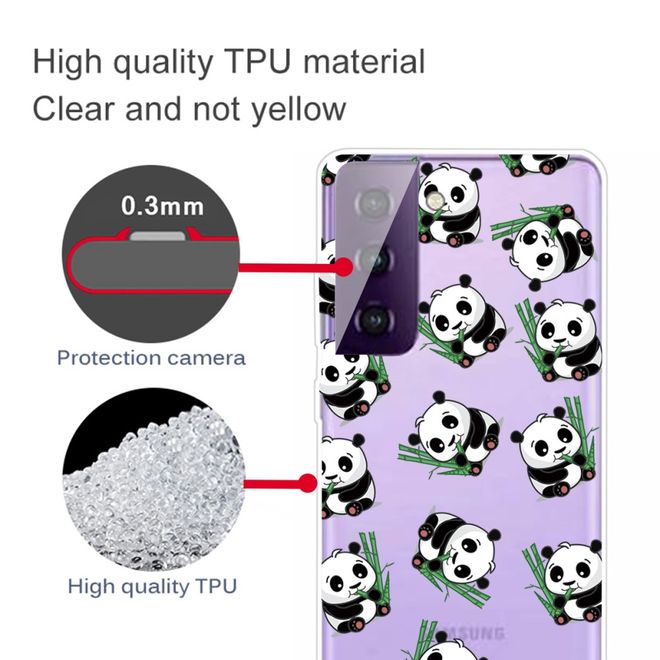 Samsung Galaxy S21 FE Handyhülle - Softcase Image Plastik Series - kleine Pandas