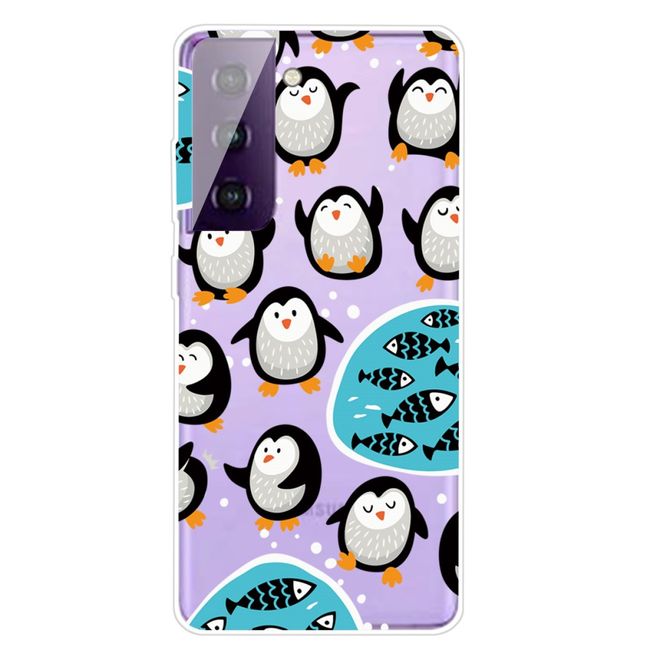Samsung Galaxy S21 FE Handyhülle - Softcase Image Plastik Series - Pinguine