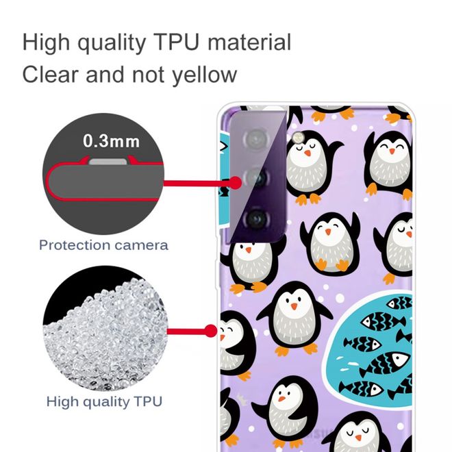 Samsung Galaxy S21 FE Handyhülle - Softcase Image Plastik Series - Pinguine