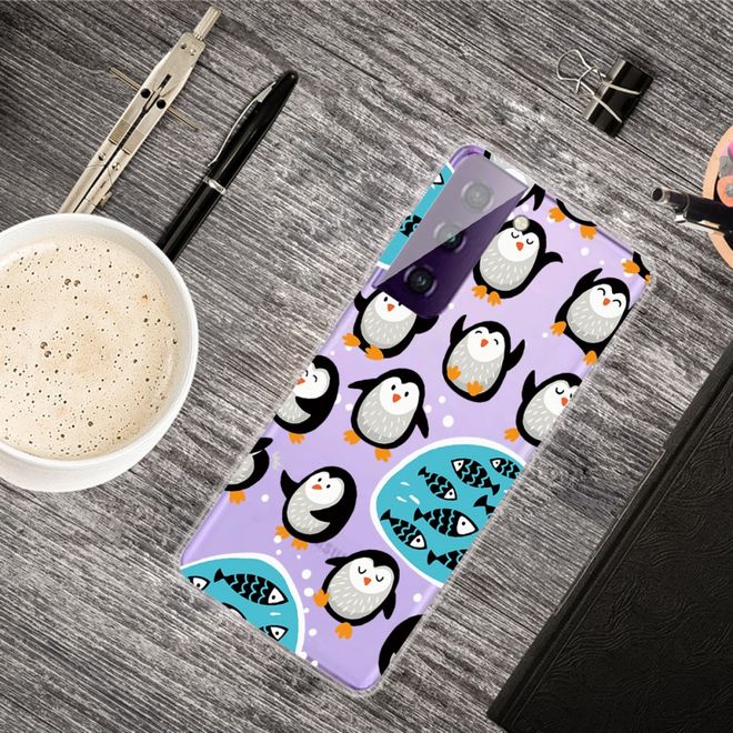 Samsung Galaxy S21 FE Handyhülle - Softcase Image Plastik Series - Pinguine