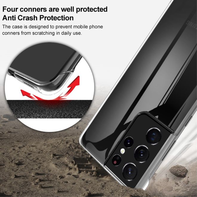 Imak - Samsung Galaxy S21 Ultra Handy Hülle - Hardcase - Crystal Case III - transparent