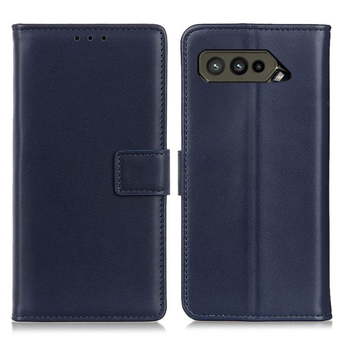 Asus ROG Phone 5 Handy Hülle - Classic II Leder Bookcover Series - blau