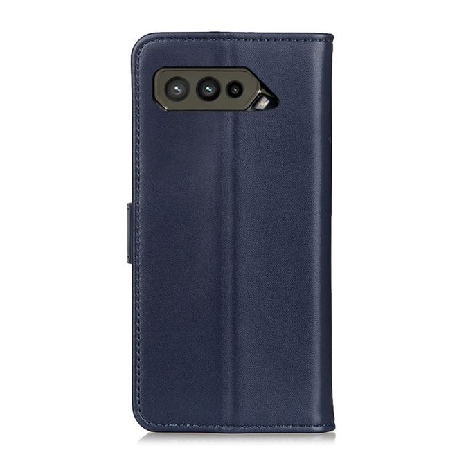 Asus ROG Phone 5 Handy Hülle - Classic II Leder Bookcover Series - blau