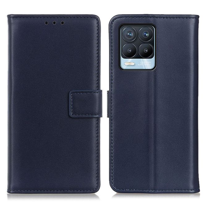 Oppo Realme 8 Pro / 8 Handy Hülle - Classic II Leder Bookcover Series - blau