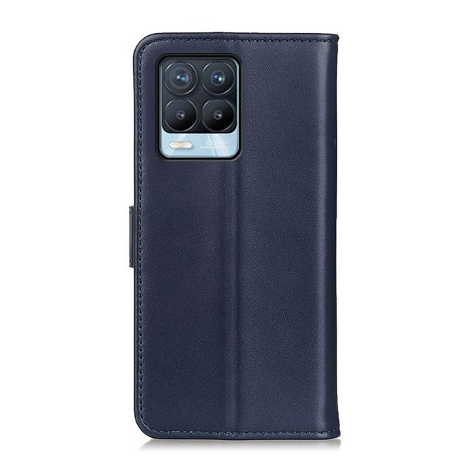 Oppo Realme 8 Pro / 8 Handy Hülle - Classic II Leder Bookcover Series - blau