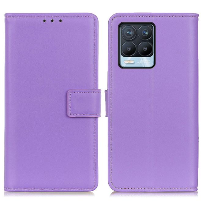 Oppo Realme 8 Pro / 8 Handy Hülle - Classic II Leder Bookcover Series - purpur