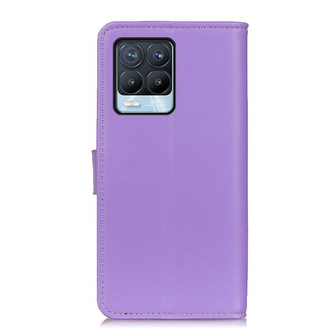 Oppo Realme 8 Pro / 8 Handy Hülle - Classic II Leder Bookcover Series - purpur
