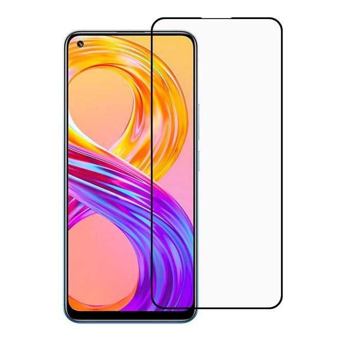 Realme 8 / 8 Pro Schutzglas Displayschutz - Panzer Glas - 0.3mm dick - transparent