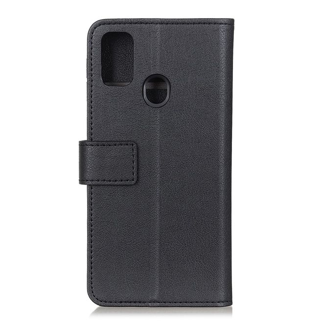 Wiko View 5 / View 5 Plus Handy Hülle - Classic III Leder Bookcover Series - schwarz
