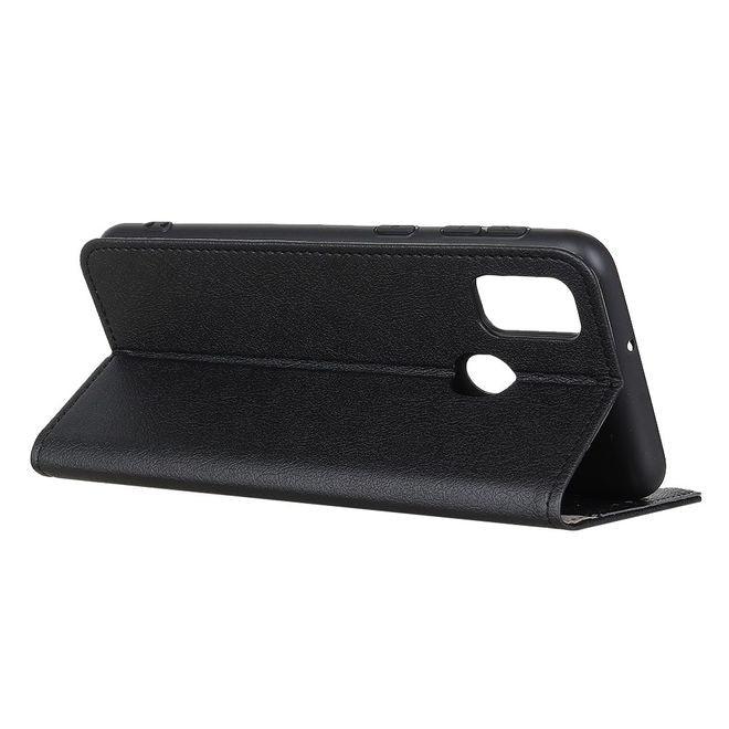 Wiko View 5 / View 5 Plus Handy Hülle - Classic III Leder Bookcover Series - schwarz