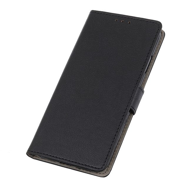 Wiko View 5 / View 5 Plus Handy Hülle - Classic III Leder Bookcover Series - schwarz