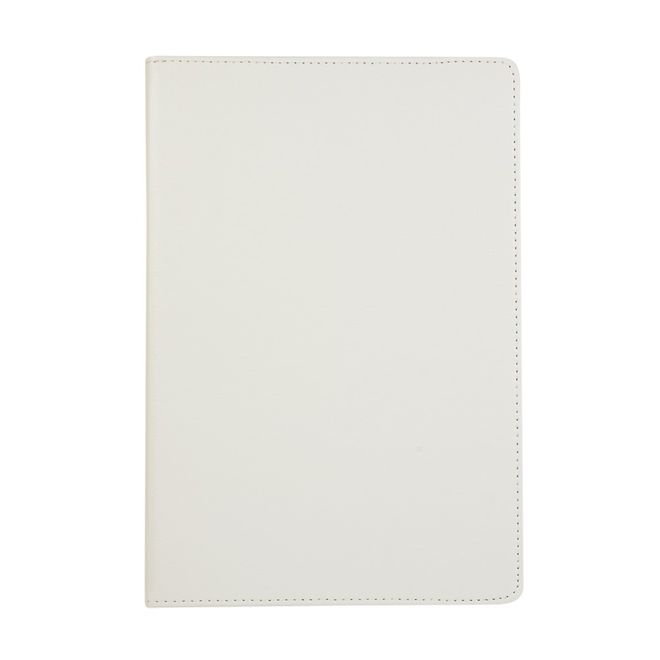 Samsung Galaxy Tab S7+ Hülle - 360° rotierbares Case aus Leder - weiss