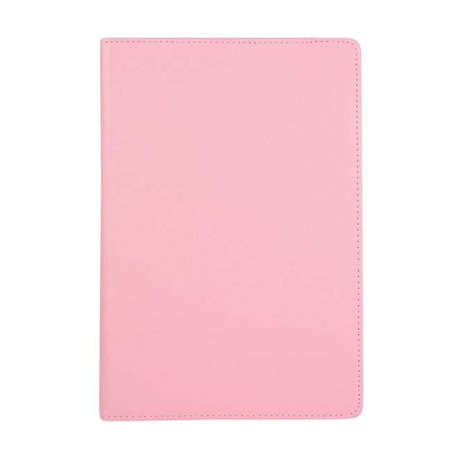 Samsung Galaxy Tab S7+ Hülle - 360° rotierbares Case aus Leder - pink