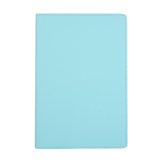 Samsung Galaxy Tab S7+ Hülle - 360° rotierbares Case aus Leder - hellblau
