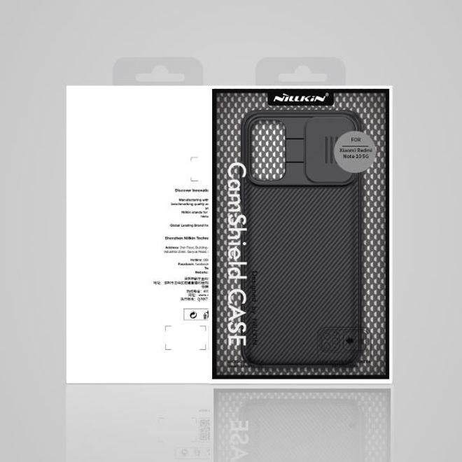 Nillkin - Xiaomi Redmi Note 10 5G Hülle - Plastik Hardcase - CamShield Series - blau